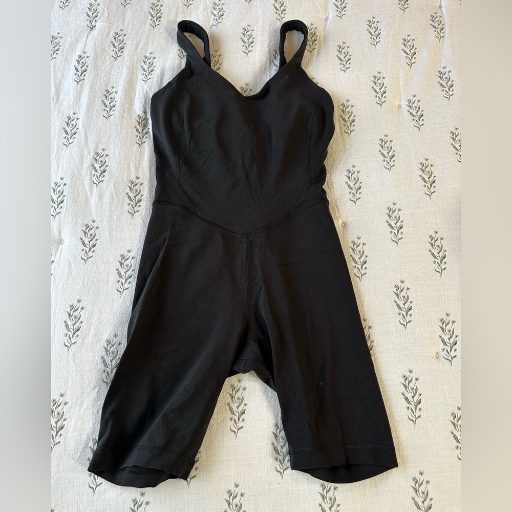 lululemon Align Bodysuit 8” inseam size 2 black